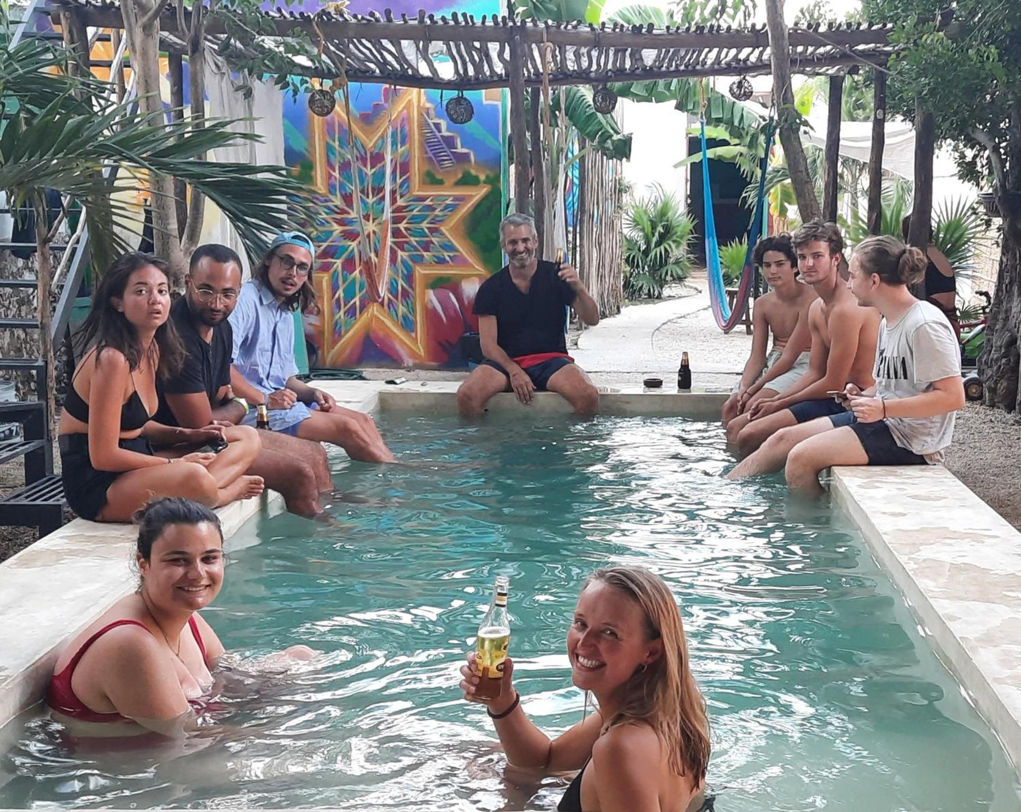 Guaya Hostel Merida Bagian luar foto